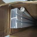 Adjustable Panel Track Blinds Manual Blackout Vertical Blinds for Sliding Door (Dimout - Light Grey, 74" W x 96" H)