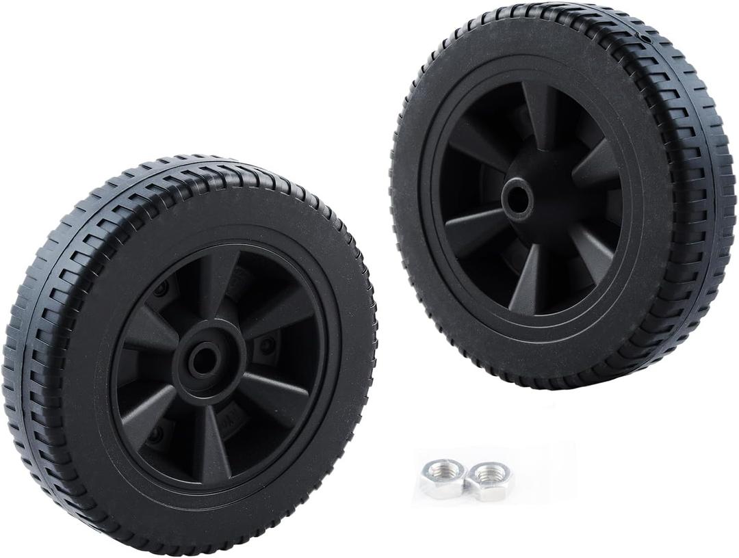 7 Inch Grill Wheel Replacement for Dyna Glo Grill Parts DGF493BNP DGH474CRP Grill Replacement Wheels DGH450CRP DGB463CNP DGF510SBP BBQ Wheels Parts 70-05-104 Dyna Glo Wheel Replacement Kit Plastic