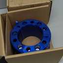 Orion Motor Tech 6x5.5 Wheel Spacers, 2 Inch Blue Wheel Spacer Kit with M14x1.5 Studs Compatible with Chevy Silverado 1500 Chevrolet Tahoe GMC Yukon Suburban, 108mm Bore Blue Wheel Spacers