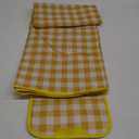 RUIBOLU Beach Blanket Large Picnic Blankets, 80x60in Sandproof Beach Mat for 2-4 Adults Waterproof Quick Drying Outdoor Picnic Mat for Travel Camping Hiking Festival Park Lawn (Yellow Plaids)