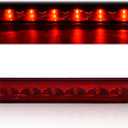 7 x G-PLUS LED 3rd Brake Light Compatible with Truck Cap Topper Leer Are Century LED Recessed 3rd Third Brake Light Lamp AT-LED-36R Red Lens Chrome Housing Tercera Luz De Freno