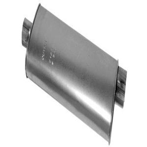 Walker Quiet-Flow SS 21054 Direct Fit Exhaust Muffler 3" Inlet (ID) 3" Outlet (ID) for Dodge Ram 2500