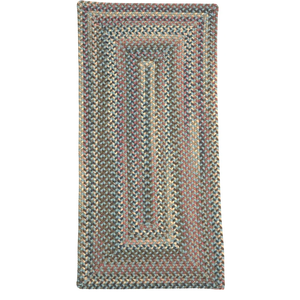 Colonial Mills Durban Braided Multi Runner - Federal Blue 30" x8'