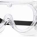 Anti-Fog Safety Goggles, Clear Wide-Vision Protective Eyewear with Adjustable Strap, Chemical Splash & Impact Resistant Eye Protection for Lab, Construction, Cleaning, Woodworking and DIY