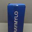 One Gallon Water Bottle Insulated, Triple Walled Vacuum Stainless Steel (Cold for 48 Hrs), Leak Proof & Non-BPA, Large Water Flask Jug with Paracord Handle & Straw Spout Lids (128 Ounces, Magic Black)