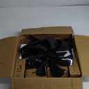 DLLT Caged Ceiling Fan with Light: 20" Farmhouse Fandelier with Light and Remote - Black Rustic Chandelier with Fan for Bedroon Kitchen Living Dining Room