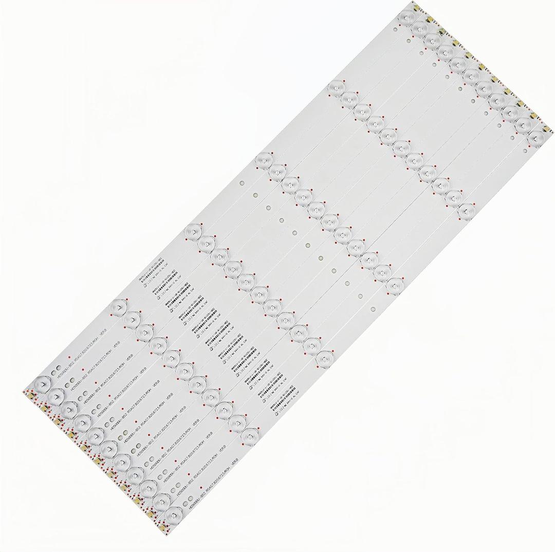 11 Pieces LED Backlight Strips for Hisense 50H6C 50H7C 50H8C 50H7GB1 LED50K5100U 50CU6000L for Sharp LC-50N6000U LED50K5100 HD500DU-B52 RSAG7.820.6723/ROH