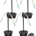 Fly Repellent Fans for Tables, Portable, Soundless, Holographic Blades, for Picnic, Party, Restaurant, Kitchen, BBQ (Standard, Black)