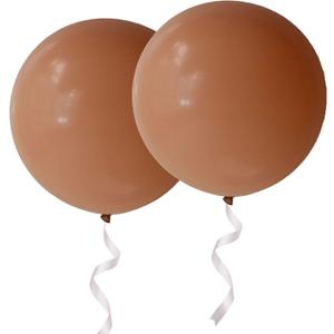 Giant Thick Balloons 36 inch Blush Pink Big Round Latex Balloons 6 Packs