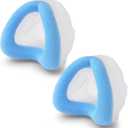Medihealer Upgraded N20 Nasal Cushion for Airfit N20 Nasal Mask(L), 2 PCS Ultra Comfortable Memory Foam Cushion Compatible with Airfit N20, Great Value CPAP Supplies Blue