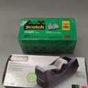 Scotch Magic Tape with Scotch Desktop Dispenser, 6 Rolls of 3/4" x 1000" Each Plus 1 Desktop Tape Dispenser, Great for Repair, Wrapping and Office Applications