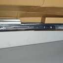 Ivilon Drapery Treatment Window Curtain Rod - Square Design 1 1/8 Rod. 120 to 240 Inch - Black
