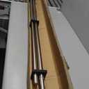 1 1/8 Inch Diameter Curtain Rods 72 to 144 Inches(6-12ft), Telescoping Heavy Duty Large Drapery Rod with Adjustable Aluminum Alloy Bracket, Solid End Caps for Windows Patio Decoration, Brushed Nickel