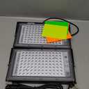 Glostars 100W LED UV Black Light, Powerful UV Spotlight, IP66, 395nm Lamp for Christmas, Halloween Glow Party (2 Packs)