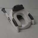 Potty Training Seat SKYROKU Potty Training Toilet with Step Stool Ladder, for Kids Boys Girls Toddlers - Comfortable Safe Potty Seat with Anti-Slip Pads Ladder 8838-Grey