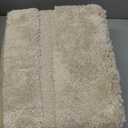 GORILLA GRIP Premium Luxury Bath Rug, Absorbent, Soft, Thick Shag, Plush Bathroom Mat Rugs, Machine Washable, Microfiber Quick Dry, Mats for Shower, Bathtub and Floor Accessories, 24x17, Ivory