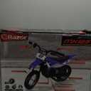 Razor MX125 Dirt Rocket Electric-Powered Bike with Authentic Motocross Geometry, Rear-Wheel Drive,100-watt, high-Torque, Chain-Driven Motor, for Kids 7+, Blue