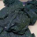 VOUIAO Women Plus Size Wedding Guest Summer Long Prom Dress A Line Elegant Formal Evening Party Cocktail Bridesmaid Gown Green 3XL