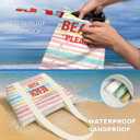 2 x Beach Bag, Travel Beach Bags for Women, Waterproof Sandproof Wet Bag (Rainbow)