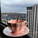 Serene Splendor Teacups Luxury Pink Pearl