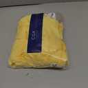 Wrap Around Dust Ruffle Bed Skirt - Yellow - Twin/Twin XL Size Beds with 15 Inch Drop - Easy Fit Elastic Strap - Adjustable Pleated Bedskirt w/Brushed Fabric - Wrinkle Free - Women, Men, Kids & Teens