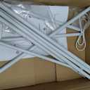 Easel Stand for Sign, 58'' Adjustable Easel Stand for Display, Metal Easel Display Stand Heavy Duty, White