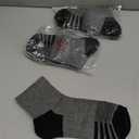 Iseasoo Copper Ankle Compression Socks - Low Cut Arch Support Socks for Men & Women, Running, Nurses, Plantar Fasciitis Socks (Small-Medium, A03 - Gray) Set Of 3