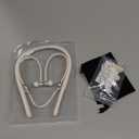 Air Tube Bluetooth Headphones with LED Battery Display,EMF Free Neckband Wireless Earbuds with 25H Playtime,HD Bass Airtube Headphone Emf Free with Mic And Controls,Airtube Earbuds For Sleep,Work,Gym