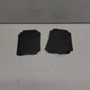 30 Pcs Black Name Badge Dividers 3" x 4"Trading Card Dividers Plastic with A-Z tab Alphabet Stickers Blank DIY Stickers Recipe Index Cards Tray Index Cards Organizer for Note ID Not Included The Tray