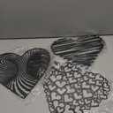 YATEASLU Set of 3 Heart Metal Wall Decor Heart Designs for Bedroom, Living Room 11.8 x 11.8 Inches