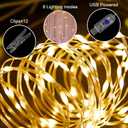 Tulle Backdrop Curtain with Lights String 10FT X 8FT Dusty Rose Sheer Tulle Backdrop Curtains for Wedding Birthday Party Reception Photo Booth Background Decorations (2 Panels 5x8FT)