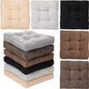 Qunclay 6 Pcs Floor Cushions Bulk Floor Pillows Flexible Seating Cushions 3.15'' Thick Flexible Seating Classroom Furniture Meditation Seat Pillows for Home Nursery Yoga Decor 15.7'' x 15.7''(Stylish)