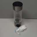 5.0 New Upgraded Hydrogen Water Bottle - Hydrogen Concentration up to 6000 PPBSGS-Certified Hydrogen Generator 2025 SPE/PEM Technology Odorless Double Hydrogen Content for Sports/Home/Office/Travel (Silver)