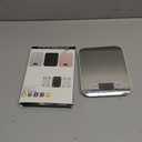 Food Scale, 11lb Kitchen Scale with 6 Units Tare Function & LCD Display, 0.05oz/1g Stainless Steel Digital Food Scale Grams and Ounces for Baking, Cooking, Dieting and Meal Prep (Batteries Included) (Silver)