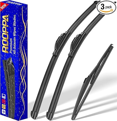 3 wipers Replacement for 20212024 Toyota Sienna, Windshield Wiper Blades Original Equipment Replacement  26"/20"/12" (Set of 3) U/J HOOK