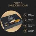 AHLAVIA Premium Kataifi Shredded Fillo Dough 17.6 oz (500g) – Dried Kadayif Pastry for Kunafa, Knafeh, Katafi – Middle Eastern Desserts, Family Pack for Authentic Pastry and Dubai Chocolate Desserts (Exp Date: 05/18/27)