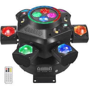 Moving Head DJ Lights, 150W LED Stage Lights 5-in-1 with Remote