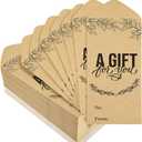 Sherr Count of 100 Kraft Cash Envelopes 2.88 x 6.5 Inch Small Money Envelopes for Cash Gifts for Currency Offering for Church Gift Card Wedding a Gift for You