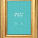 LaVie Home 5x7 Picture Frames (1 Pack, Gold) Photo Frame Set with High Definition Glass for Wall Mount & Table Top Display