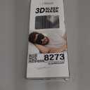 LitBear Sleep Mask for Side Sleeper Women Men, Eye Mask for Sleeping Light Blocking, 3D Contoured Cup Sleeping Mask, Soft Breathable Sleep Eye Mask with Adjustable Elastic Strap for Travel (1 Count (Pack of 1), Black)