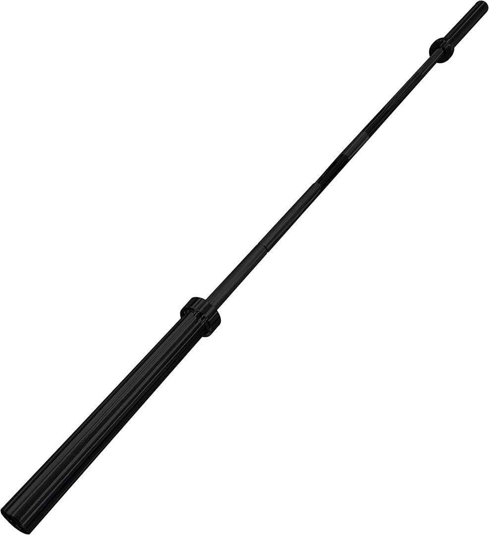 86 inches Olympic Barbell, Color: Chrome and Black