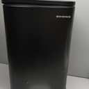SONGMICS 13 Gallon (50 L) Trash Can, Stainless Steel Kitchen Garbage Can, Recycling or Waste Bin, Soft Close, Step-On Pedal, Removable Inner Bucket, Black ULTB050B01