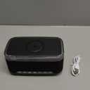 Smart Alarm Clock with Wireless Charging, Bluetooth Speaker with 15W Fast Charging Station, RGB Night Light & White Noise Sleep Aid, Digital Clock for Bedrooms with Timer & Custom Alarms