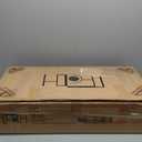 Modern Black 6 Drawer Dresser - Simply Chest of Drawers for Bedroom, Closet, Living Room, Hallway, Entryway, Wood Storage Double Dresser with Smooth Metal Rails - Black