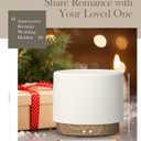 Essential Oil Diffuser - 280ml Ceramic Diffuser for Large Room & Commercial Use, 2.4MHz Aromatherapy Diffuser with Cool Mist Humidifier & Night Light, Ideal for Bedroom, Office, Yoga, Spa, Gifts
