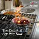 All-Clad D3 Stainless Steel 2-Piece Fry Pan Set, Made in the USA
