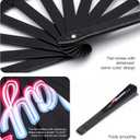 2 Pack 13 Inch Clack Popping Line Dancing Fans Boots on The Ground Large Foldable Clacking Hand Fan Make Sound for Dance Rave (Slay)