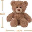 Apricot Lamb Toys Plush Brown Teddy Bear Stuffed Animal Soft Cuddly Perfect for Child 12 Inches