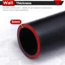 2pack 15 7/8" Length Gas Tank Fuel Filler Hose Replacement with 8 Clamps,1 1/2" ID 45 Degree Reinforced Gasoline Fuel Filler Neck Hose