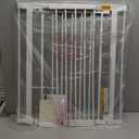 keny Extra Wide Baby Gate - Auto Close Safety Gate, Pressure Mounted, 29"-47.3", 30" Tall, Black